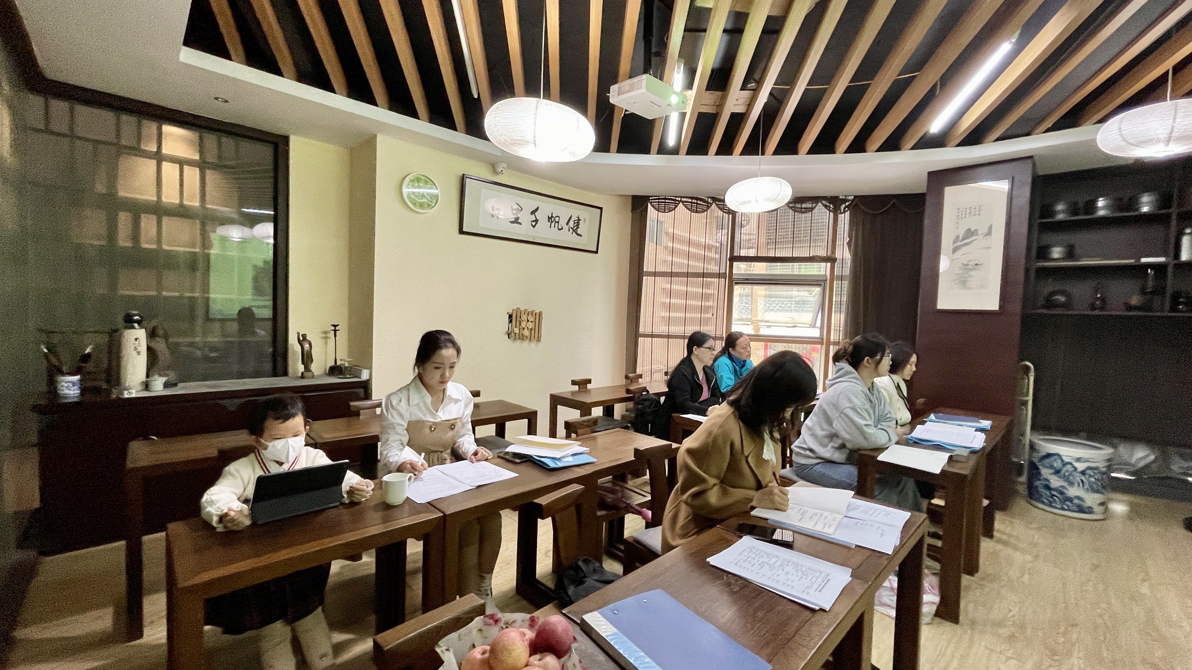 来自五省的茶艺培训学员学习态度值得学习
