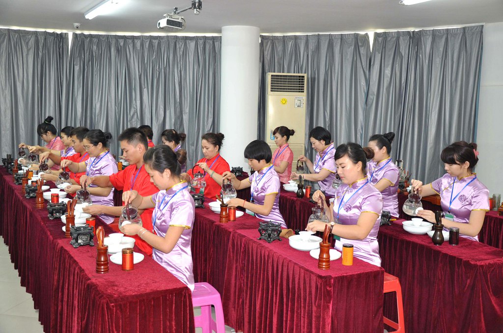 第59期天晟茶艺培训学校中国茶学系统培训班全体学员合照(图3)
