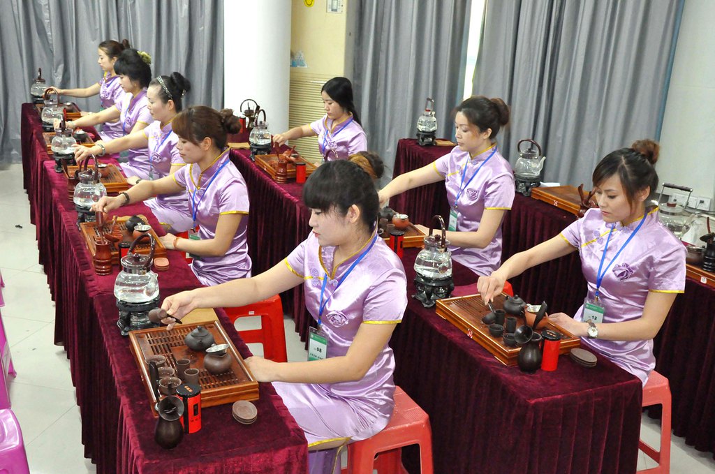 第69期天晟茶艺培训学校中国茶学系统培训班全体学员合照(图3)