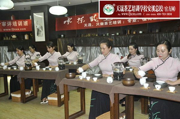 第153期天晟茶艺培训学校中国茶学系统培训班全体学员合照(图5)