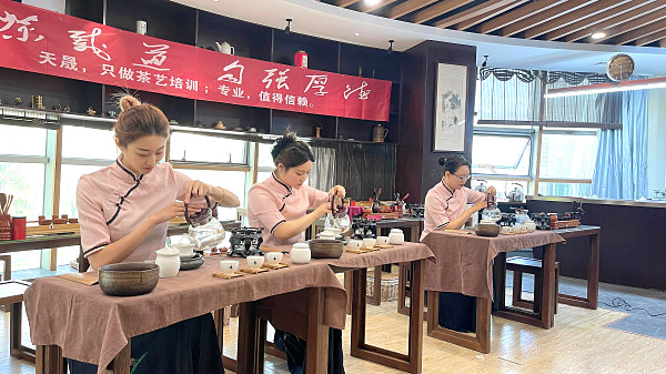 第193期天晟茶艺培训学校中国茶学系统培训班全体学员合照 (图2)